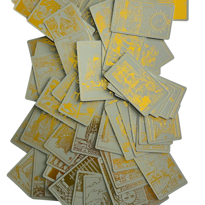Sage Edition Tarot Deck | Classic Tarot Design and Gold Foil