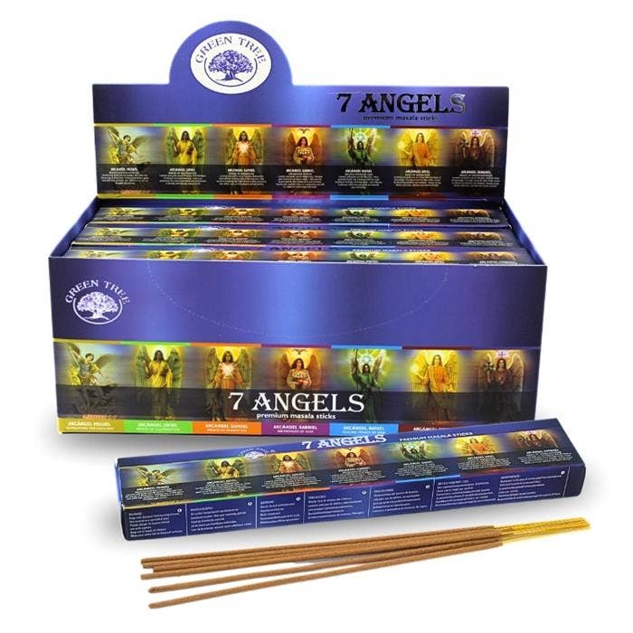 Green Tree 7 Angels Natural Incense suitsuketikut 15g - Green Tree