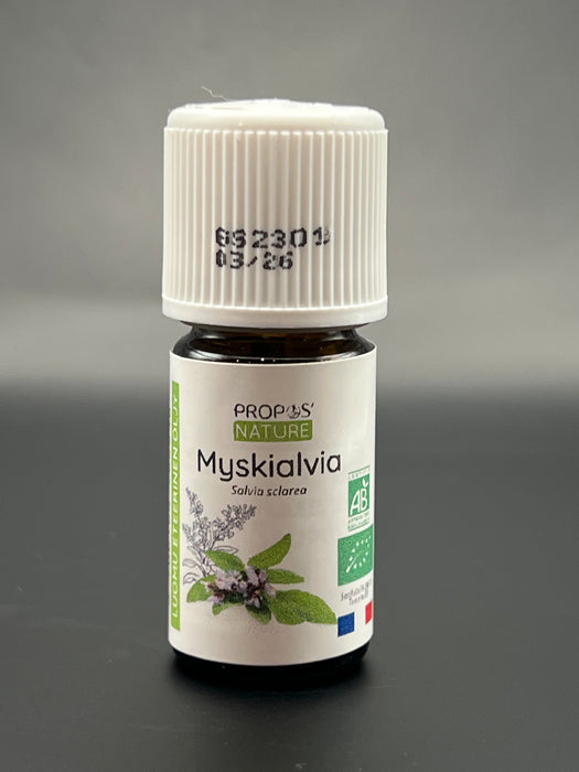 Myskisalvia Clary Sage eteerinen öljy BIO 5ml - Propos'Nature