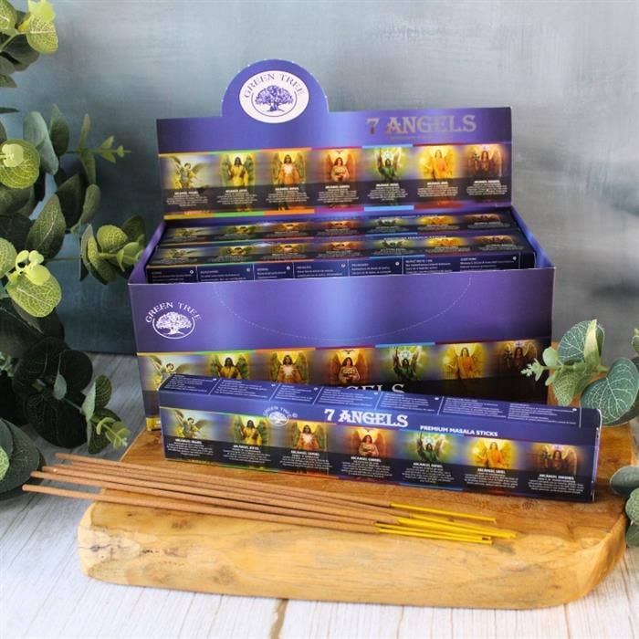Green Tree 7 Angels Natural Incense suitsuketikut 15g - Green Tree