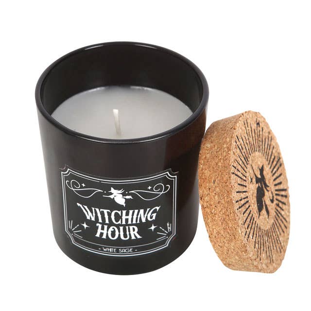 Witching Hour White Sage Gothic tuoksukynttilä