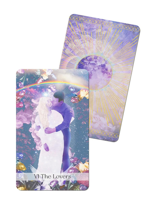 The Moon Dust Tarot: A deck and guidebook to activate ethereal lunar magic Cards – Florance Saul