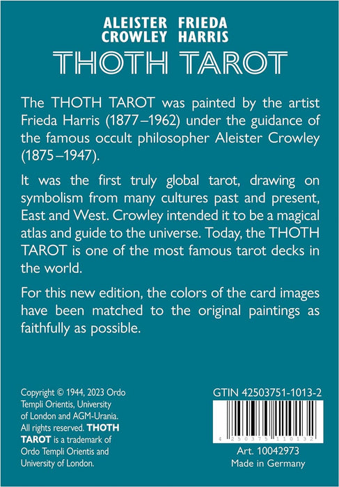 (NEW UK) Thoth Tarot AGM Deluxe edition - Alesteir Crowley, Frieda Harris