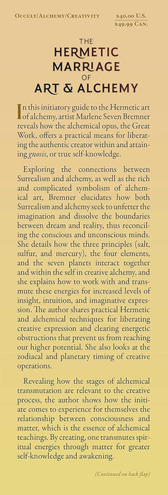 The Hermetic Marriage of Art and Alchemy: Imagination, Creativity, and the Great Work - Marlene Seven Bremner