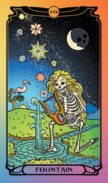 Grateful Dead Tarot: The Official Deck and Guidebook - Elizabeth Jezorski