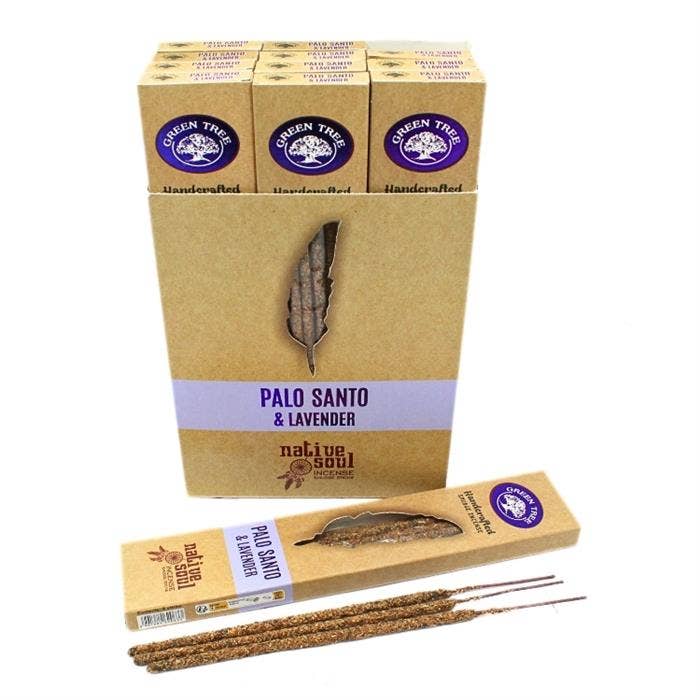 Native Soul Palo Santo & Lavender Suitsuketikku 15g - Green tree