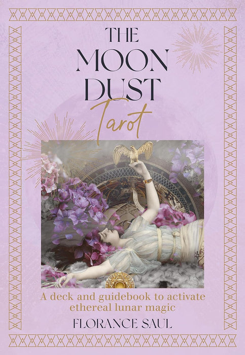 The Moon Dust Tarot: A deck and guidebook to activate ethereal lunar magic Cards – Florance Saul