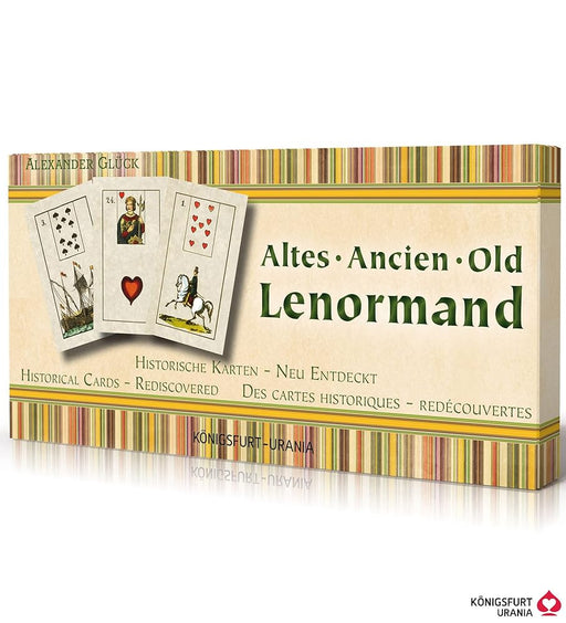 Altes Lenormand: Historische Karten - Neu entdeckt. Set mit Booklet und Karten (Lenormandkarten, Kartenlegen): Historische Karten - Neu entdeckt. / ... - Rediscovered (Set mit Booklet und Karten) cover image