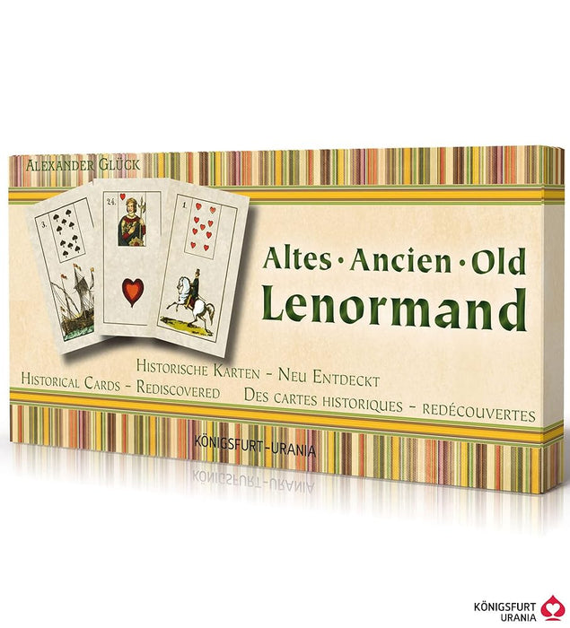 Altes Lenormand: Historische Karten - Neu entdeckt. Set mit Booklet und Karten (Lenormandkarten, Kartenlegen): Historische Karten - Neu entdeckt. / ... - Rediscovered (Set mit Booklet und Karten) cover image