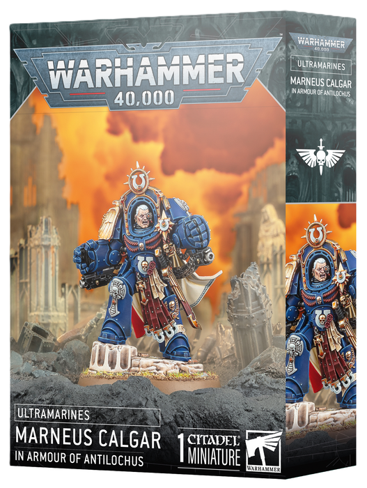 Ultramarines Marneus Calgar In Armour of Antilochus - Warhammer
