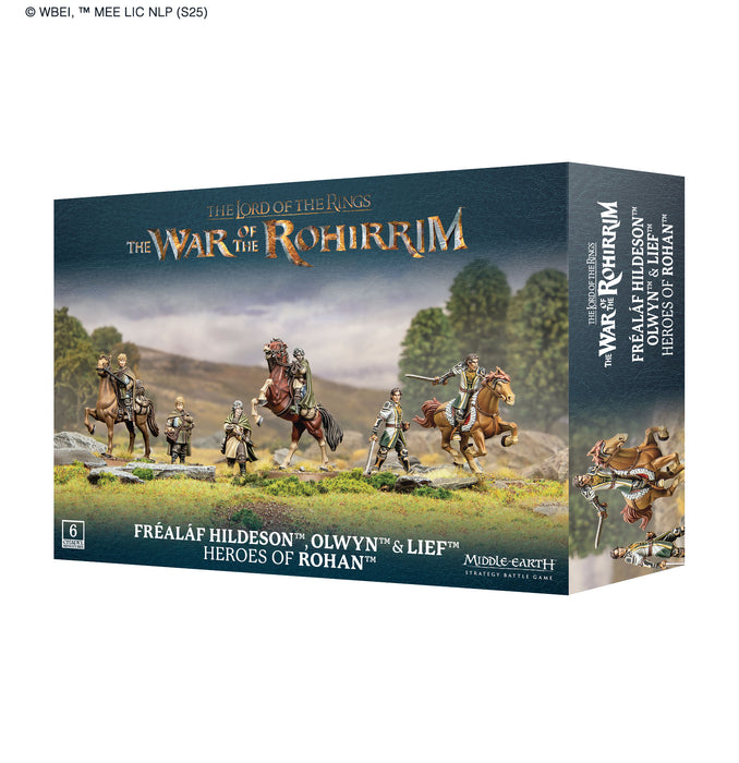 Mesbg: Fréaláf Hildeson™ Olwyn and Lief Heroes of Rohan - Warhammer