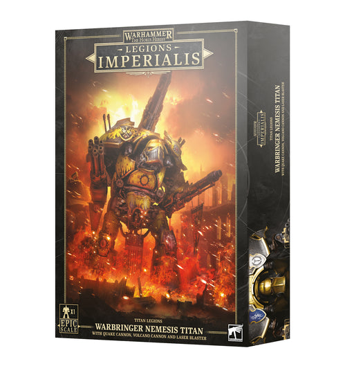 Legions Imperialis: Titan Legions: Warbringer Nemesis Titan with Quake Cannon, Volcano Cannon and Laser Blaster - Warhammer