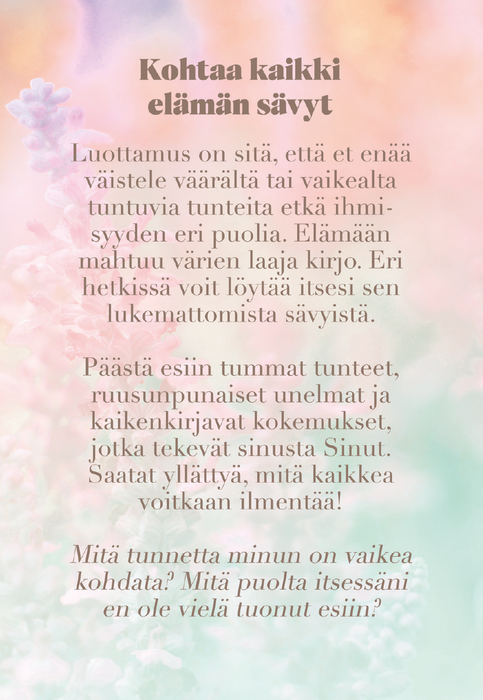Elämä kantaa – Luottamuksen kortit - Katri Syvärinen