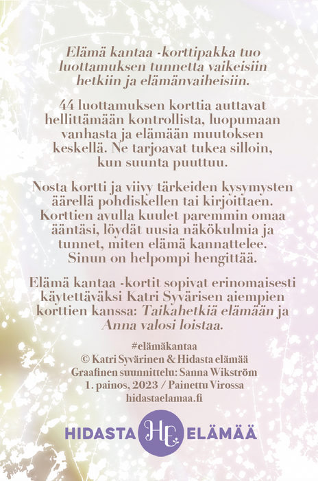 Elämä kantaa – Luottamuksen kortit - Katri Syvärinen