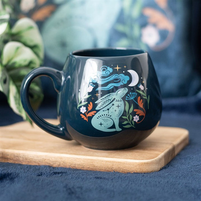 Midnight Hare keraaminen muki (400 ml)
