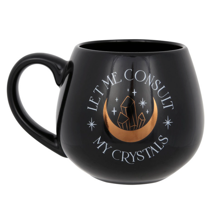 Let Me Consult My Crystals-keraaminen muki 500 ml