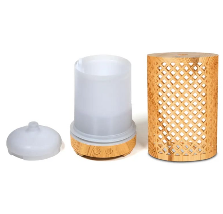 Zen Breeze ultraääni-diffuusori vaalea 200ml, höyrystin eteerisille öljyille