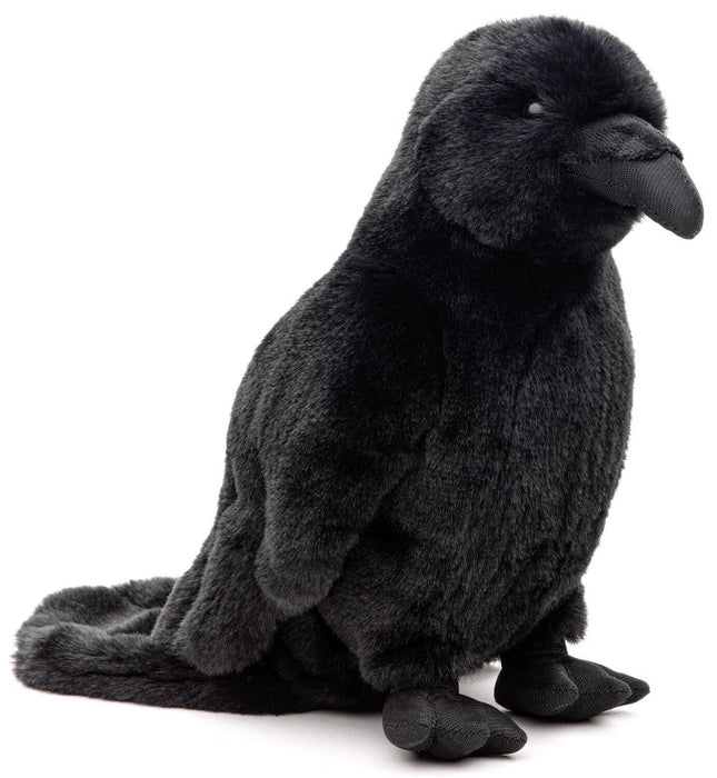 Musta korppi, pehmolelu – korkeus 23 cm