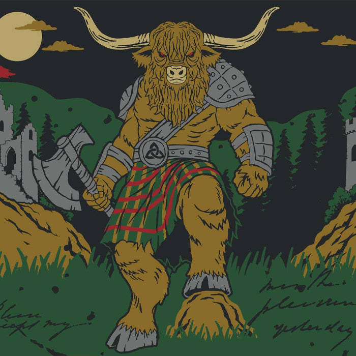 Highland Cow Exe-coo-tioner sukat - FootClothes