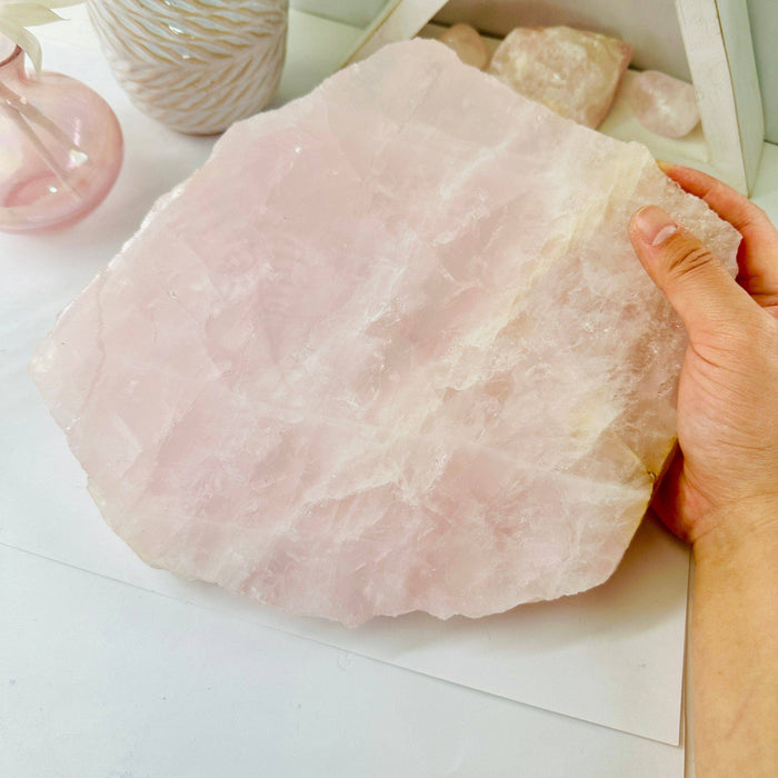 Ruusukvartsilautanen- 3kg