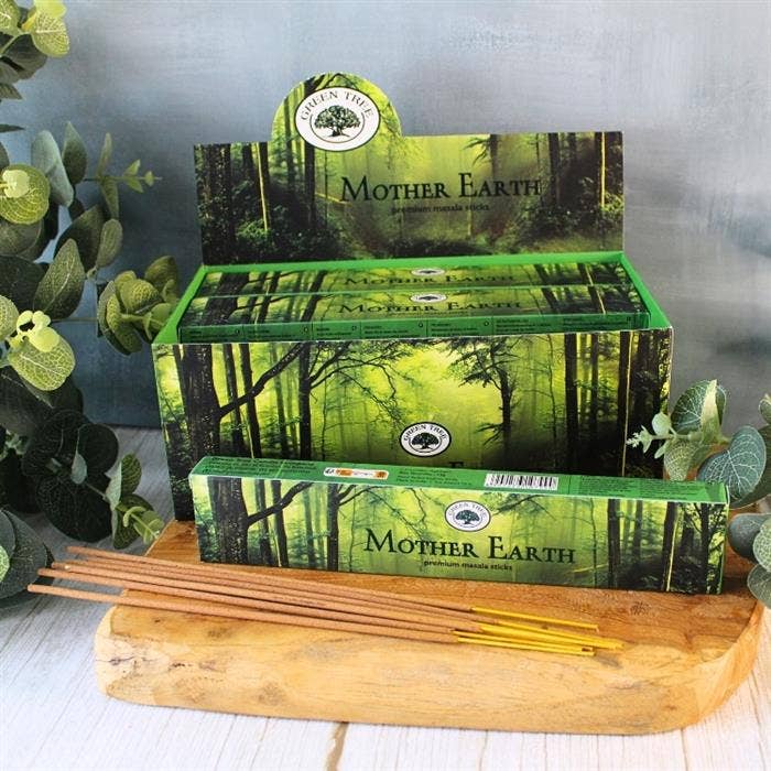 Green Tree Mother Earth Masala Hand Rolled Natural Incense Sticks