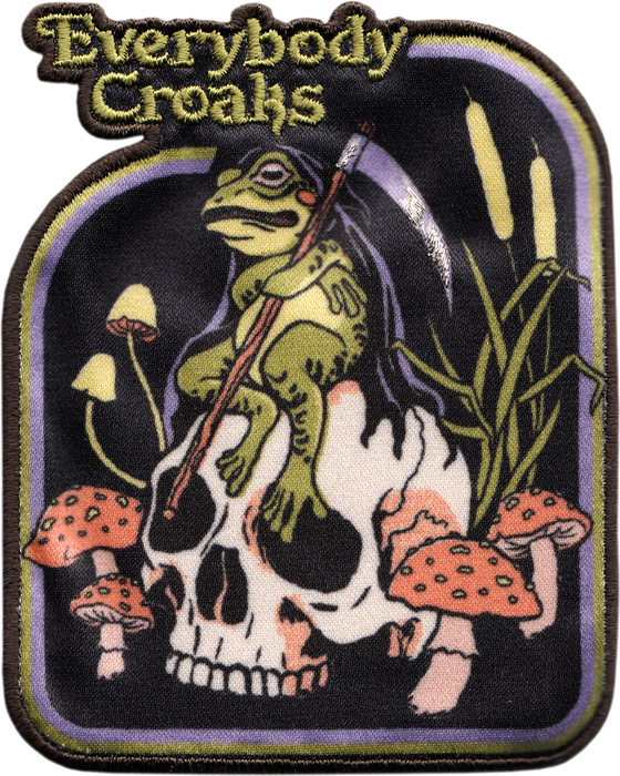 Steven Rhodes: Everybody Croaks – kangasmerkki