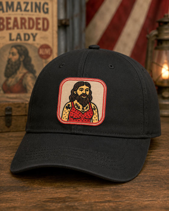 Bearded Lady – kangasmerkki