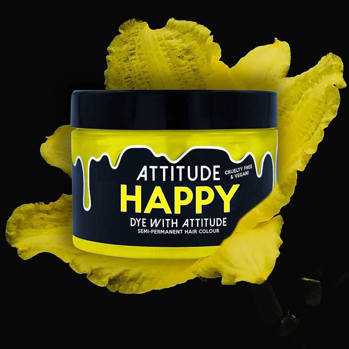 Happy UV Yellow Hiusväri- vegaaninen, eläinkokeeton - Attitude Hair Dye