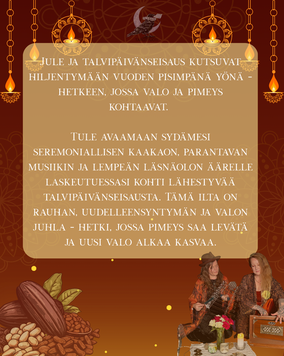 Kaakaoseremonia 17.12.25 - Julen aika