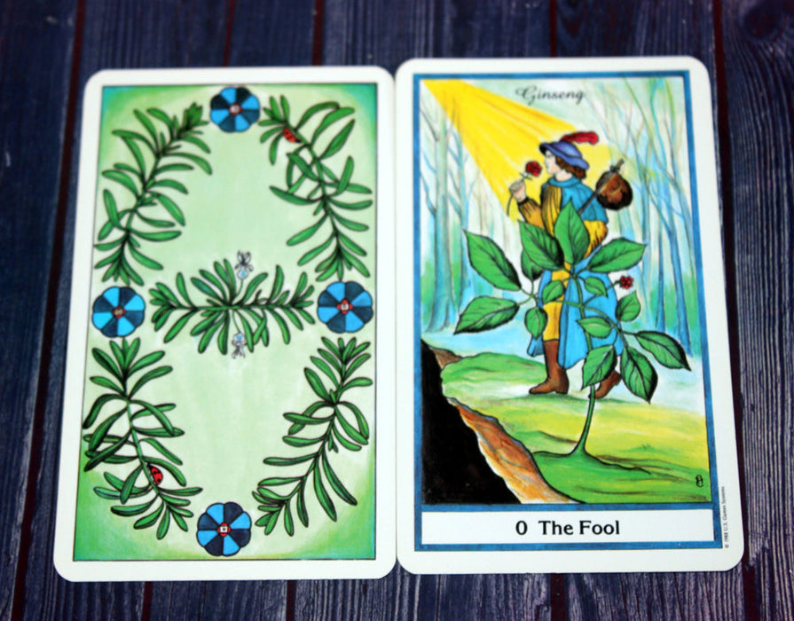 The Herbal Tarot Deck vtg 1988 -  Michael Tierra, Candice Cantin (preloved, OOP)