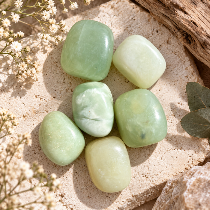 Vihreä jade (hiottu) 2-4cm