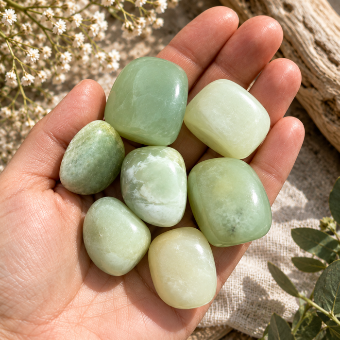 Vihreä jade (hiottu) 2-4cm