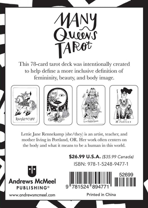 The Many Queens Tarot - Lettie Jane Rennekamp