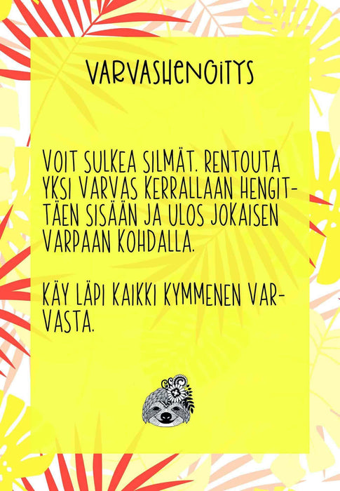 Rauhoittumiskortit - Maaretta Tukiainen