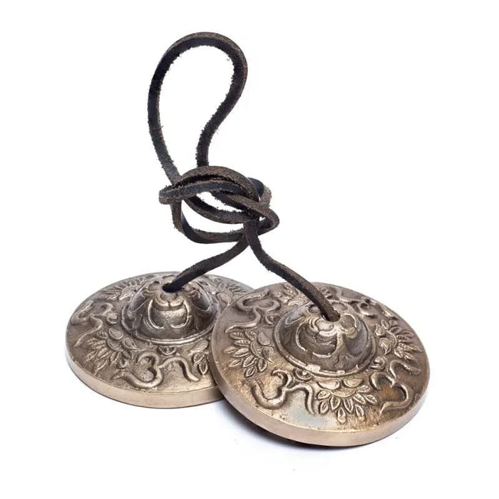 Tingsha meditaatio Symbaalit Om ja Lotus
