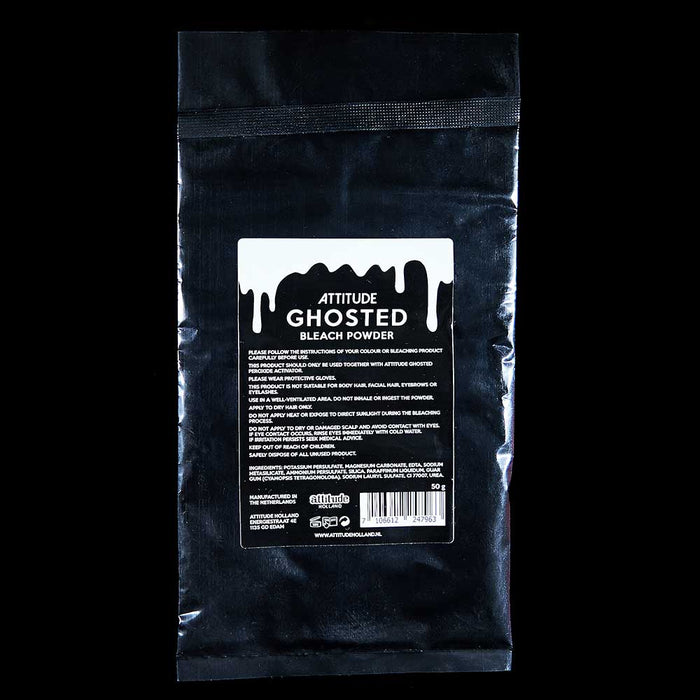 Ghosted Valkaisujauhe 50 g hiusten vaalentamiseen vegaaninen, eläinkokeeton - Attitude Hair Dye