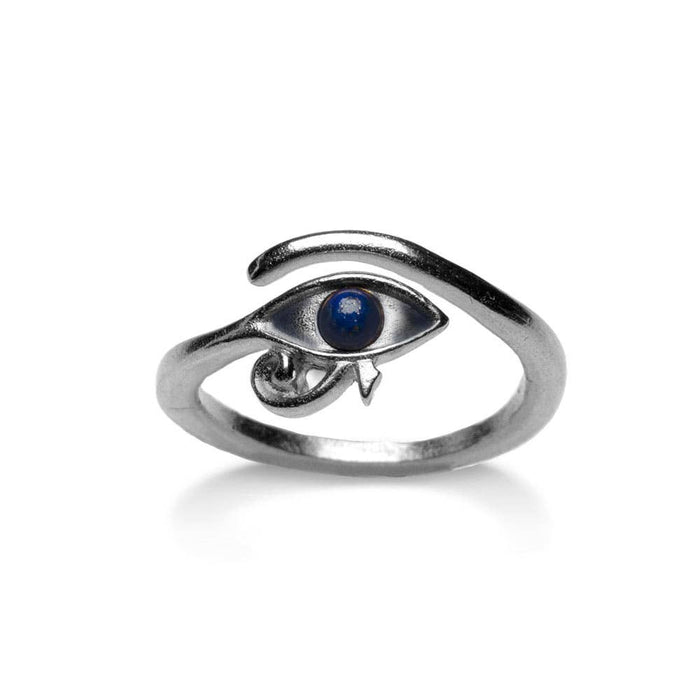 Eye of Horus sormus antiikkihopeoitu