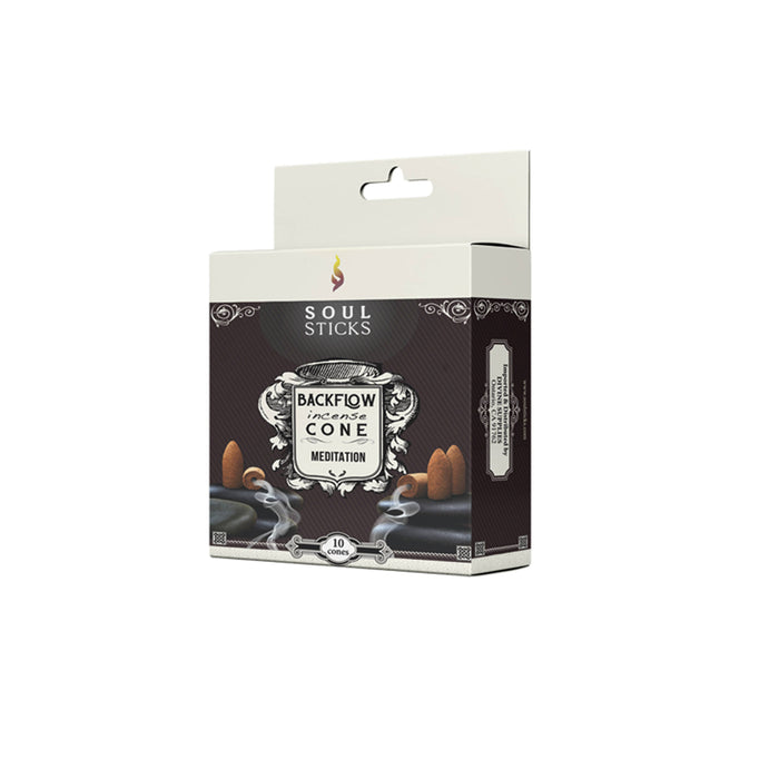 Meditation takaisinvirtaus suitsukartio 10kpl - Soul Sticks