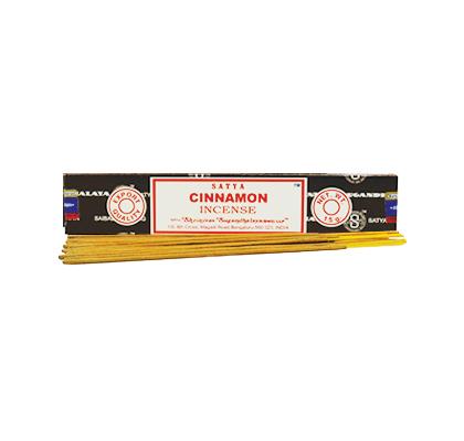 Cinnamon suitsuketikku 15 g – Satya – tuotepakkaus