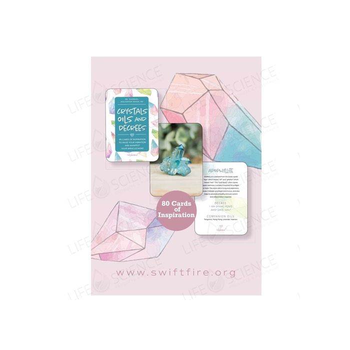 Crystals, Oils, and Decrees: 80 Cards of Inspiration - Dr. Sharnael