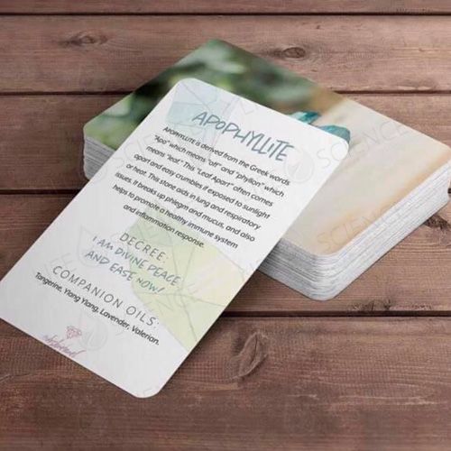 Crystals, Oils, and Decrees: 80 Cards of Inspiration - Dr. Sharnael