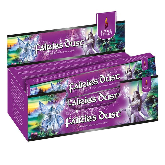 Fairie's Dust masala-suitsuketikku 15 g – Soul Sticks – tuotepakkaus