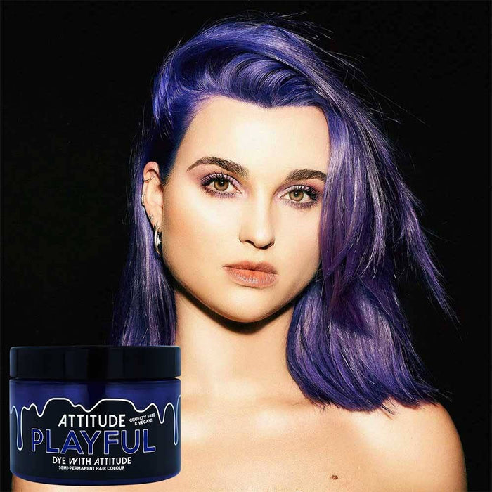 Playful Purple Hiusväri- vegaaninen, eläinkokeeton - Attitude Hair Dye