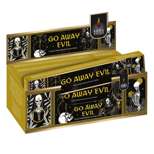 Go Away Evil masala-suitsuketikku 15 g – Soul Sticks – tuotepakkaus