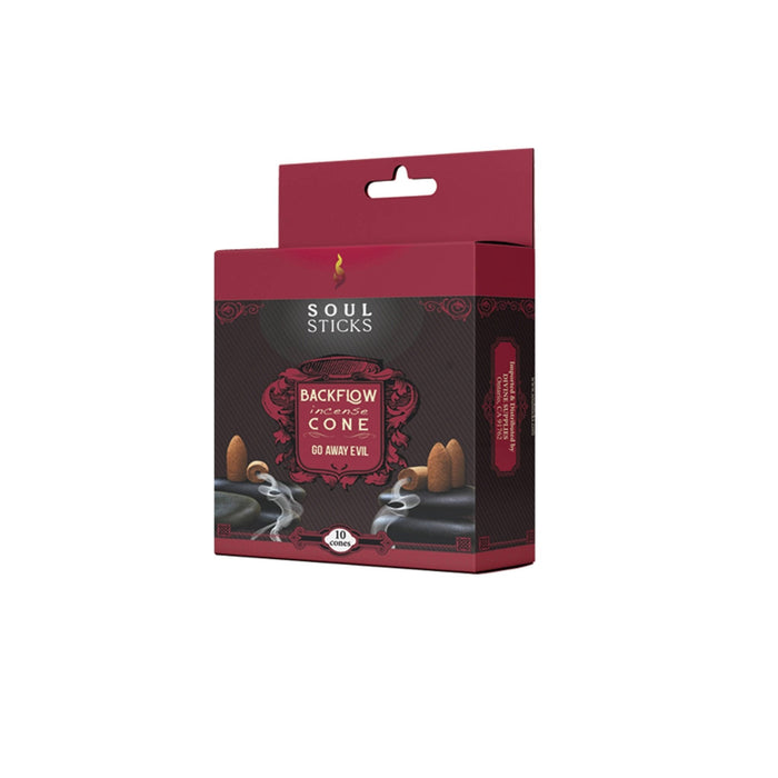 Paha pois - Go Away Evil takaisinvirtaus suitsukartio 10kpl - Soul Sticks - Tarotpuoti