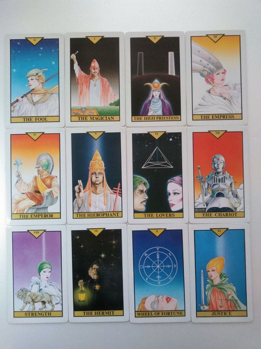 Tarot Uranai Deck Hexagram - Alexandria Mokuseioh, Jupiter King (Japan)(vintage 1989)(OOP, preloved) - Tarotpuoti