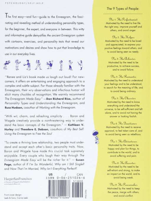The Enneagram Made Easy: Discover the 9 Types of People - Elizabeth Wagele - Tarotpuoti